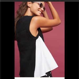 Anthropologie Moth sleeveless sweater Xs